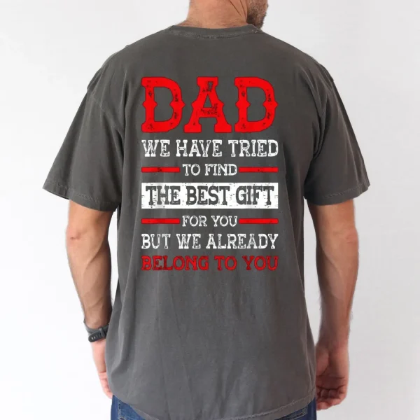 Funny Fathers Day Shirt Dad from Daughter Son Wife for Daddy T Shirt 2