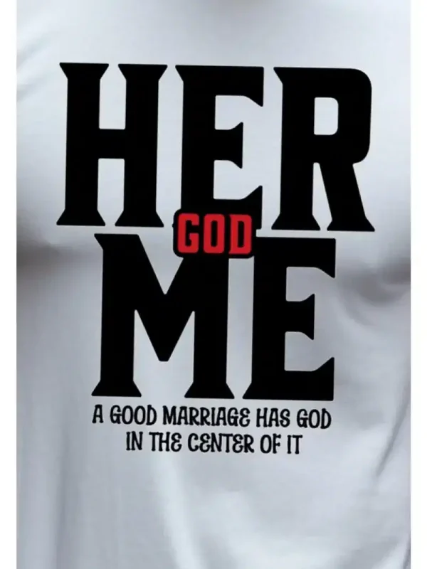 His Hers Matching Couple T Shirts 2