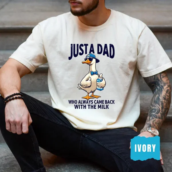 Just A Dad Who Always Came Back With The Milk Shirt 2