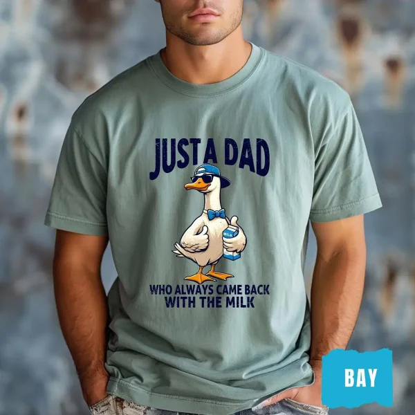 Just A Dad Who Always Came Back With The Milk Shirt 3