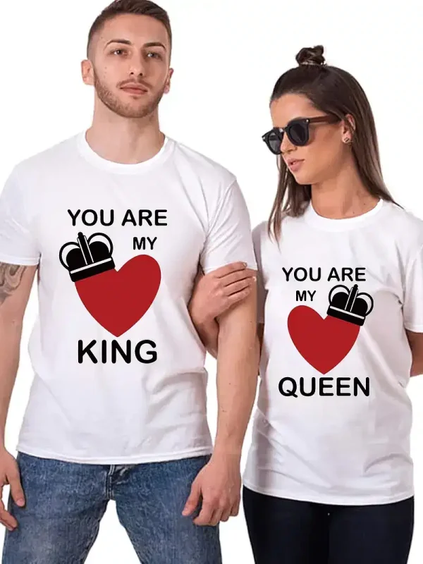 King Queen Couple T Shirts 2