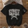 Lace Gigi Coquette Shirt Mothers Day Gift Gift for Mom Floral Gigi Lace Shirt Trendy Lace Print Crewneck Grammy Nana Shir 1 1
