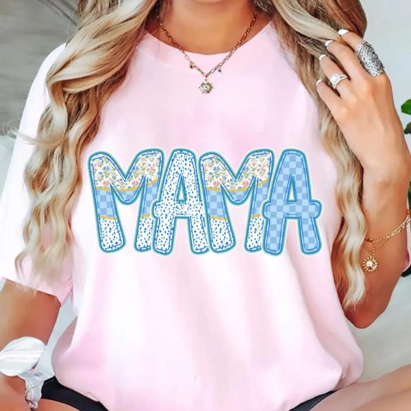 Mama Floral Bundle png Blue Floral Grandma Flower Png Preppy Mama Png Retro Mama Flower Mothers Day png Hand Lettered Mothers Day 3 1