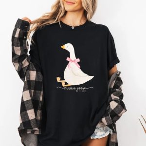Custom Year Mama Goose T-Shirt ? Silly Goose Birthday Party Outfit ? Cute Mother?s Day Gift