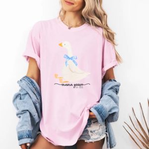 Mama Goose Shirt Silly Goose Shirt for Mom Tshirt Goose Family Shirt for Silly Goose Birthday Party Mom Shirt Homestead Mom 3 1