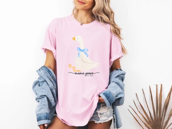 Mama Goose Shirt Silly Goose Shirt for Mom Tshirt Goose Family Shirt for Silly Goose Birthday Party Mom Shirt Homestead Mom 3 1