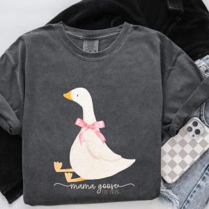 Mama Goose Shirt Silly Goose Shirt for Mom Tshirt Goose Family Shirt for Silly Goose Birthday Party Mom Shirt Homestead Mom 4 1