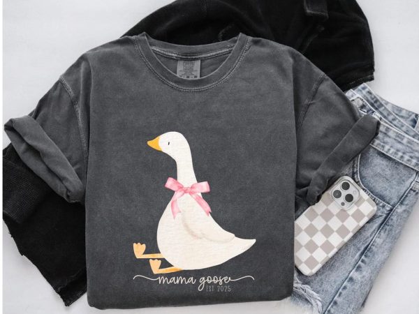 Mama Goose Shirt Silly Goose Shirt for Mom Tshirt Goose Family Shirt for Silly Goose Birthday Party Mom Shirt Homestead Mom 4 1