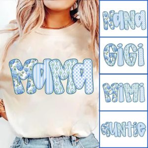 Vintage Grandma, Mama, Nana, Gigi, Mimi Shirt Design ? Perfect Gift for Mother's Day