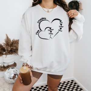 Custom Grandma - Mama Shirt, Personalized with Kids' Names