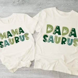 MamaSaurusDadaSaurus Tees 4