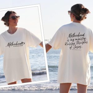Motherhood Is My Ministry T-Shirt, Christian Mom, Homeschool Mama T-shirt, Happy Mother's Day, The Best Gift for Women