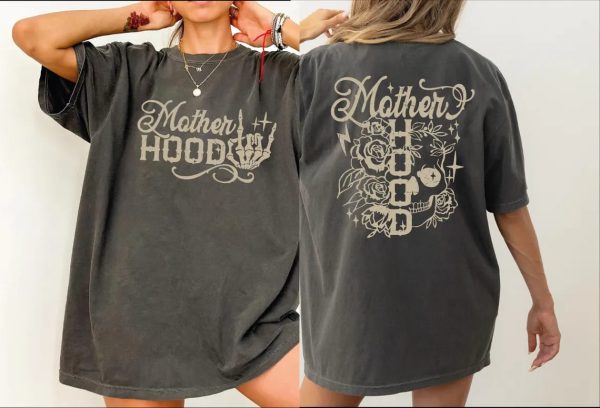 Motherhood Rock Skeleton Comfort Colors Shirt Trendy Mom Shirt Womens Shirt Rocking Motherhood Shirt Gift for Mom IMC459 1 1