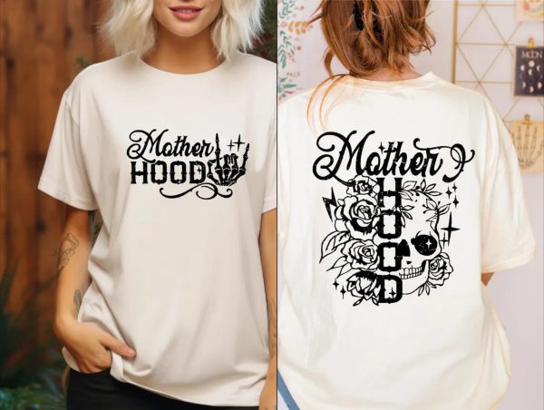 Motherhood Rock Skeleton Comfort Colors Shirt Trendy Mom Shirt Womens Shirt Rocking Motherhood Shirt Gift for Mom IMC459 3 1