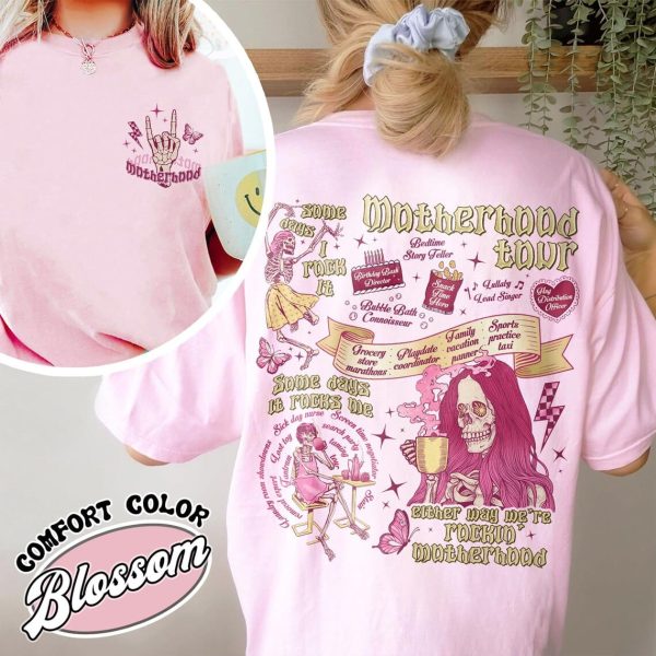 Motherhood Rock Skeleton Shirt Motherhood Sometimes I Rock It Sometimes It Rocks Me Shirt Motherhood Rock Shirt Motherhood Rock Skeleton 1 1