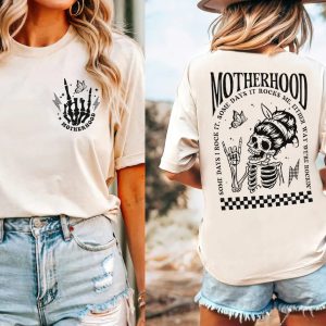 Motherhood, Some Days I Rock It , Mama Funny Tour T-Shirt, Happy Mother's Day, The Best Gift for Women