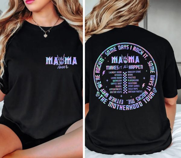Motherhood Shirt Some Days I Rock It Shirt Mama Lighting Bold Shirt Mama Funny Tour ShirtMothers Day Funny Shirt 2 1