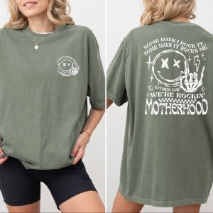 Motherhood Some Day Rock It Some Day It Rocks Me ShirtMama Shirt Rocker Mom Gifts Mothers Day Gift Rocker Mama Tee LS882 1 1