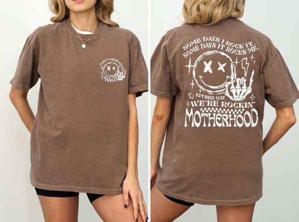 Motherhood Some Day Rock It Some Day It Rocks Me ShirtMama Shirt Rocker Mom Gifts Mothers Day Gift Rocker Mama Tee LS882 2 1
