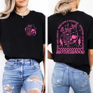 Motherhood Sometimes I Rock It Sometimes It Rocks Me Shirt Rocker Mom Gifts Mothers Day Gift Funny Mom Shirt Sarcastic Mom Tee 1 1
