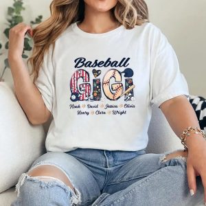 Personalized Baseball Grandma Shirt Baseball Mom Shirt Baseball Nana Shirt Mothers Day Shirt For Grandma Gigi Shirt Mimi Shirt 2 1