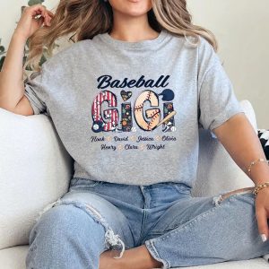 Personalized Baseball Grandma Shirt Baseball Mom Shirt Baseball Nana Shirt Mothers Day Shirt For Grandma Gigi Shirt Mimi Shirt 4 1
