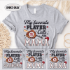 Personalized Baseball Mama Shirt Baseball Shirt for Mom Grandma Shirt Shirt for Nana from Kid Custom Name Baseball Lovers Mama Shirt 1 1
