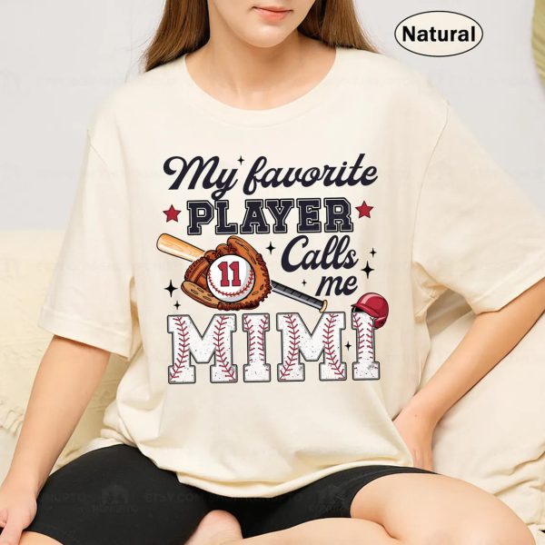 Personalized Baseball Mama Shirt Baseball Shirt for Mom Grandma Shirt Shirt for Nana from Kid Custom Name Baseball Lovers Mama Shirt 1 1
