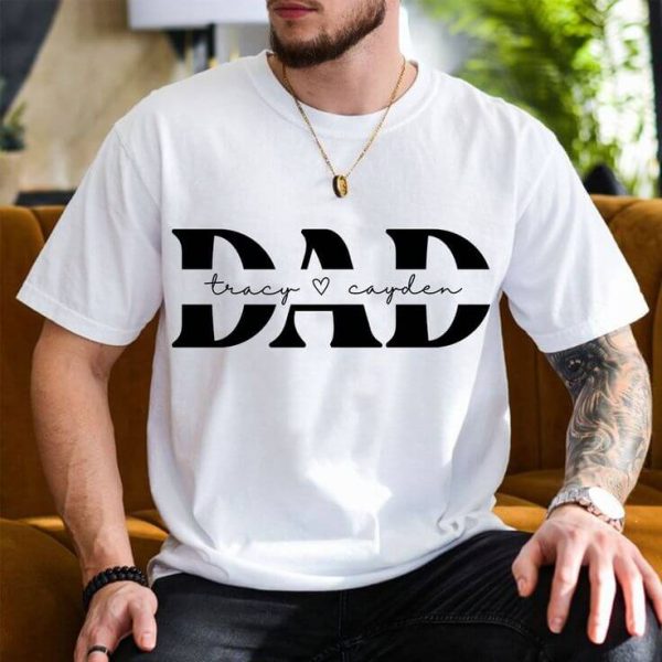 Personalized Fathers Day Shirts Svg Bundle Custom Name Dad Daddy 1 1