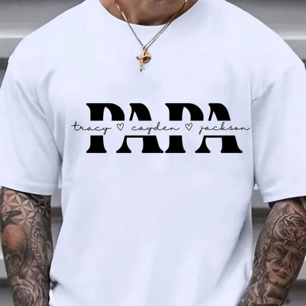 Personalized Fathers Day Shirts Svg Bundle Custom Name Dad Daddy 3 1