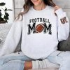 Personalized Football Mom Sweatshirt Football Mama Hoodie Custom Name and Number On Sleeve Football Shirt6 1