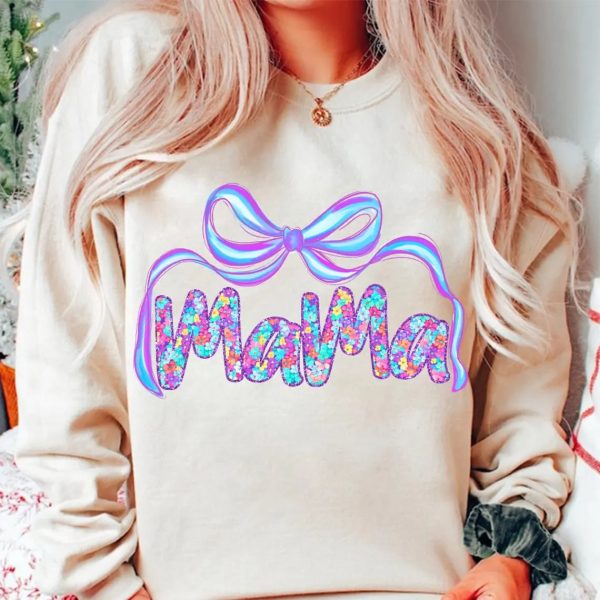 Preppy Mama Floral Glitter Coquette Png Retro Boho Floral Mama Nana Gigi Mimi Png Everyday Png Preppy Mama Mothers Day Sublimation 2 1