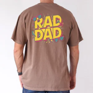 Rad Dad T-shirt With Summer Design, Dad Gift, The Best Father's Day Gift