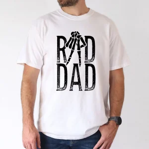 Rad Dad T-shirt With Hand Skeleton, Dad Gift, The Best Father's Day Gift