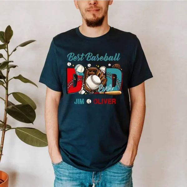 Retro Baseball Dad Shirt 3
