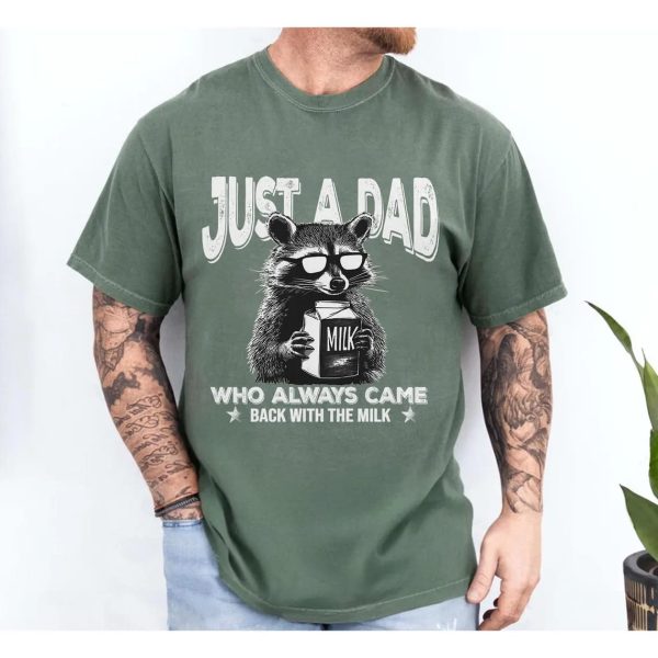 Retro Dad Raccoon Shirt 3
