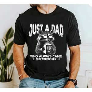 Retro Dad Raccoon Shirt 4