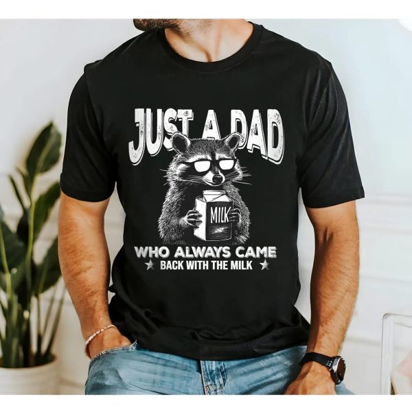 Retro Dad Raccoon Shirt 4