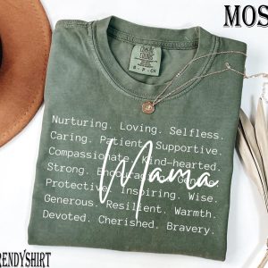 Retro Mama Shirt, Mothers Day Gift From Daughter for Mom Mama T-shirt, For Birthday For Her Baby Shower, Mother's Day Gift