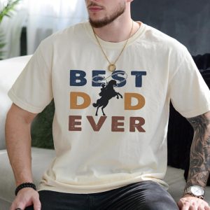 Riding into Fatherhood Best Dad Ever Shirt, Western Dad Outfit, Cool Dads Club Shirt, Father's Day Gift, Gift for Dad, Equestrian Gifts for Dad