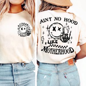 Rock Mom Shirt Aint No Hood Like Motherhood Funny Mothers Day Trendy Mom Shirt Sarcastic Shirt Rock Band Cool Shirt 3 1