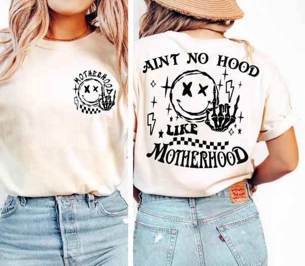 Rock Mom Shirt Aint No Hood Like Motherhood Funny Mothers Day Trendy Mom Shirt Sarcastic Shirt Rock Band Cool Shirt 3 1
