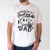 Somebodys Feral Dad Graphic Black T Shirt for Men 100 Cotton Soft Breathable Round Neck S XXXL Casual Wrinkle Resistant Fathers Tee with joyful Stars Design Fathers Day Tshirt 1