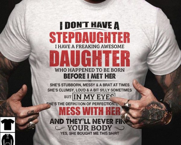 Stepdad Shirt Fathers Day Gifts 1