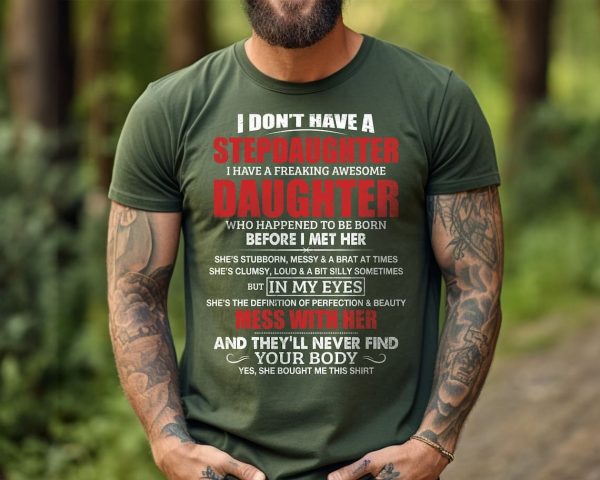 Stepdad Shirt Fathers Day Gifts 2
