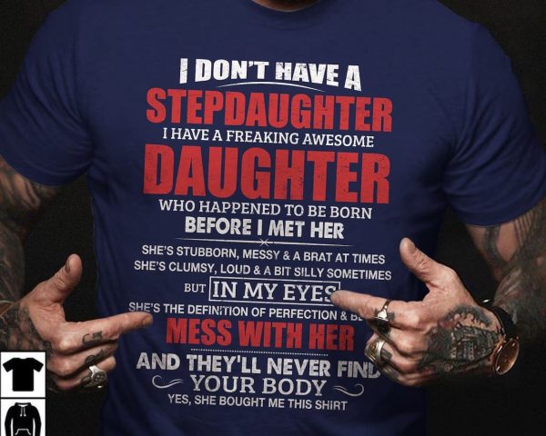 Stepdad Shirt Fathers Day Gifts 3