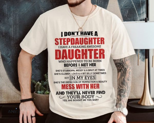 Stepdad Shirt Fathers Day Gifts 4