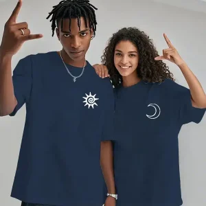 Sun and Moon Couple T Shirts 4