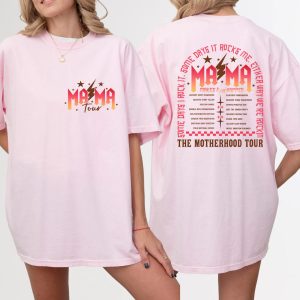 The Motherhood Tour Tee Sometimes I Rock It Sometimes It Rocks Me Shirt Rocker Mom Tee Mothers Day Gift Sarcastic Shirt 2 1