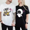 Wall E and Eve Shirt Star Wars Couple Tee 3